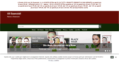 Desktop Screenshot of oliessenziali.it