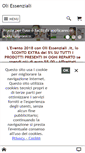 Mobile Screenshot of oliessenziali.it