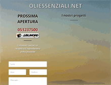 Tablet Screenshot of oliessenziali.net